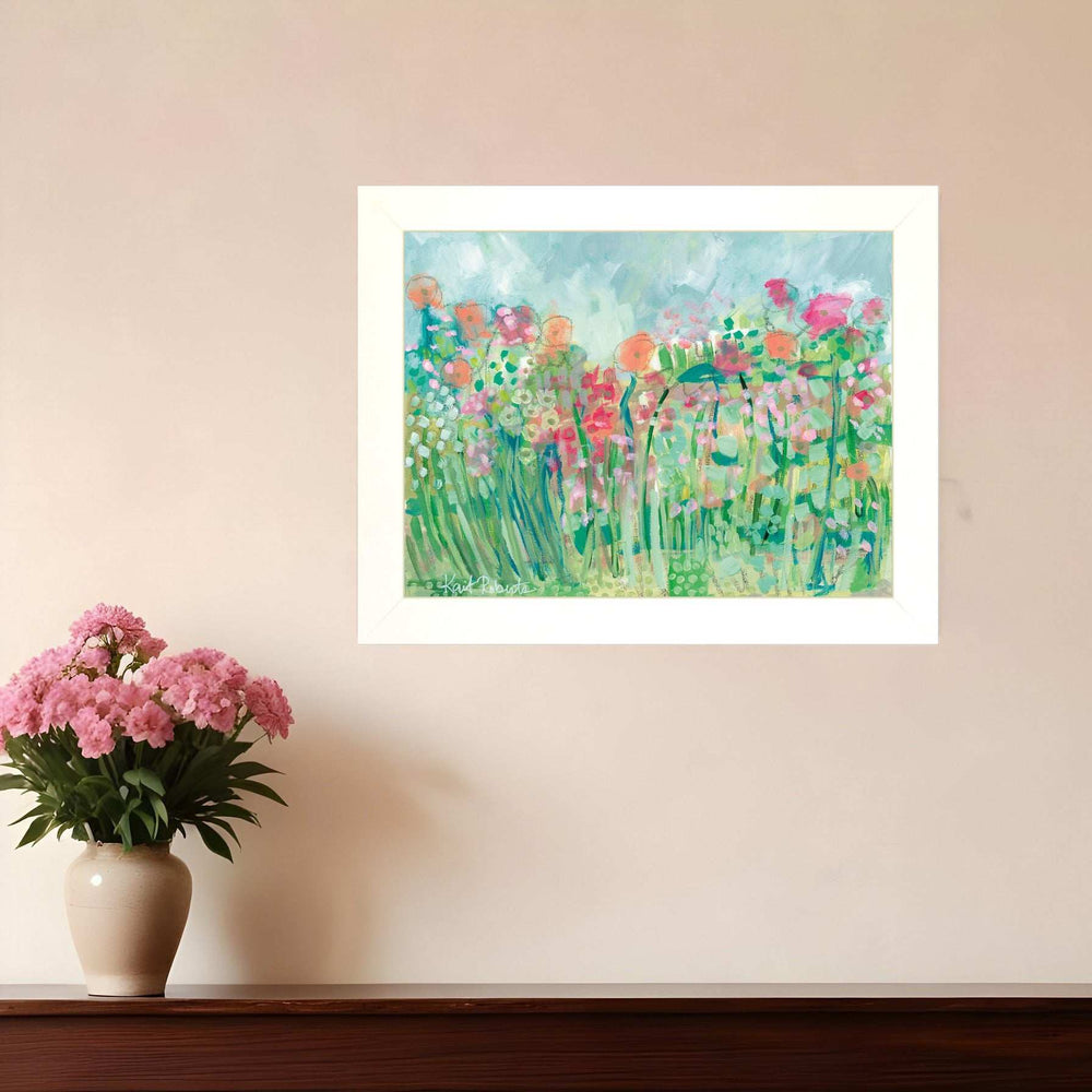 Growing Things I White Framed Print Wall Art - Homeroots - Flyclothing LLC