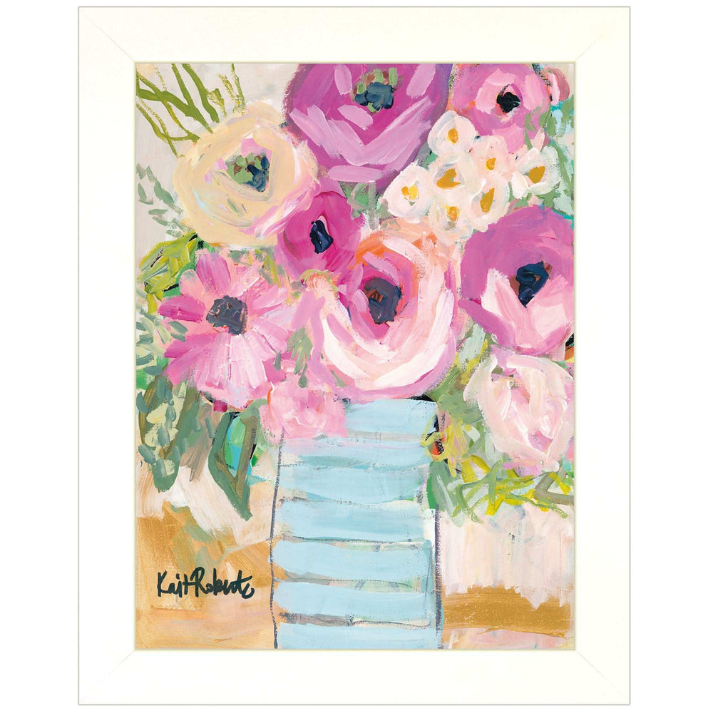 Grannys Visit White Framed Print Wall Art - Homeroots - Flyclothing LLC