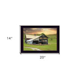 Mail Pouch Barn 3 Black Framed Print Wall Art - Homeroots - Flyclothing LLC