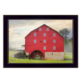 Willow Grove Mill 1 Black Framed Print Wall Art - Homeroots - Flyclothing LLC