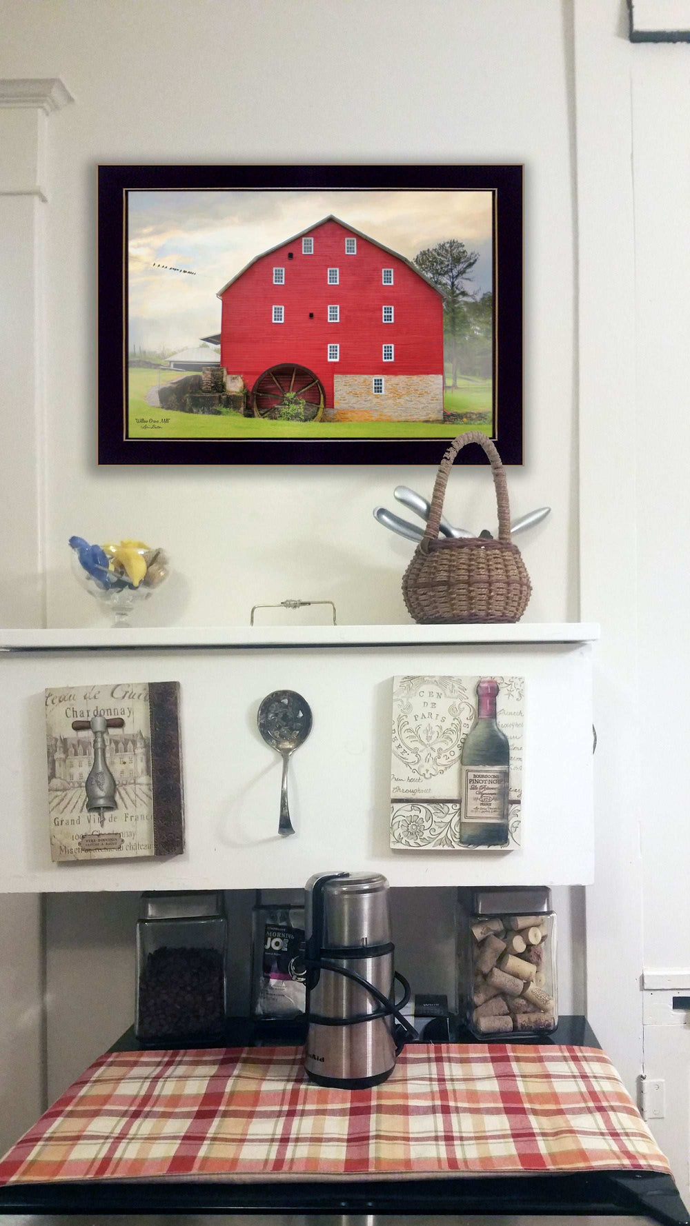 Willow Grove Mill 1 Black Framed Print Wall Art - Homeroots - Flyclothing LLC