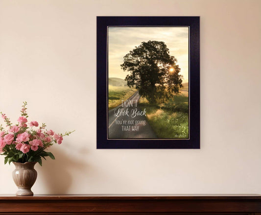 Dont Look Back 1 Black Framed Print Wall Art - Homeroots - Flyclothing LLC