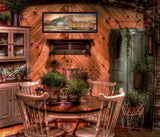 Sunset on the Farm 1 Black Framed Print Wall Art - Homeroots - Flyclothing LLC