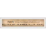 Family Together We Have It All 1 White Framed Print Wall Art - Homeroots - Flyclothing LLC