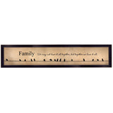 Family Together We Have It All 2 Black Framed Print Wall Art - Homeroots - Flyclothing LLC