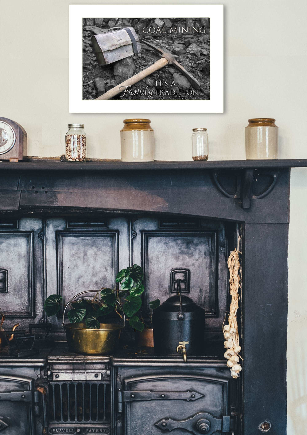 Coal Mining 2 White Framed Print Wall Art - Homeroots - Flyclothing LLC