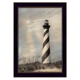 Cape Hatteras Lighthouse 1 Black Framed Print Wall Art - Homeroots - Flyclothing LLC