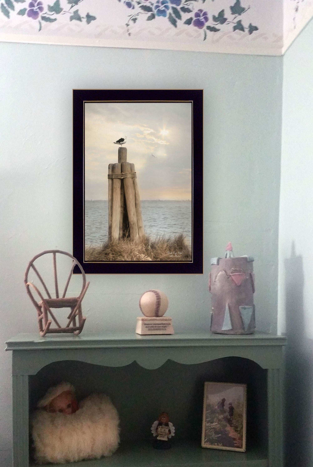 Birds Eye View 1 Black Framed Print Wall Art - Homeroots - Flyclothing LLC