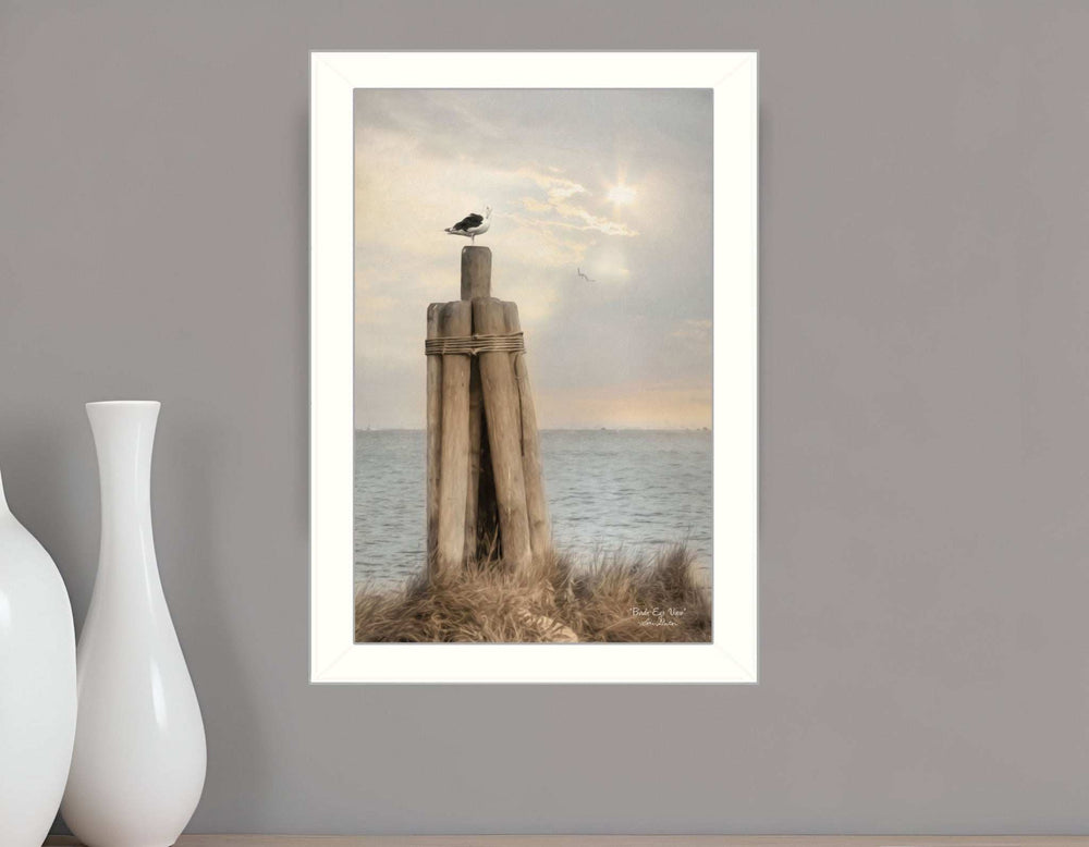 Birds Eye View 2 White Framed Print Wall Art - Homeroots - Flyclothing LLC