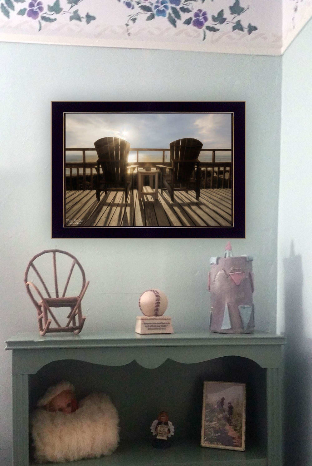 Front Row Seats 2 Black Framed Print Wall Art - Homeroots - Flyclothing LLC