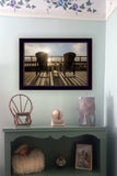 Front Row Seats 2 Black Framed Print Wall Art - Homeroots - Flyclothing LLC