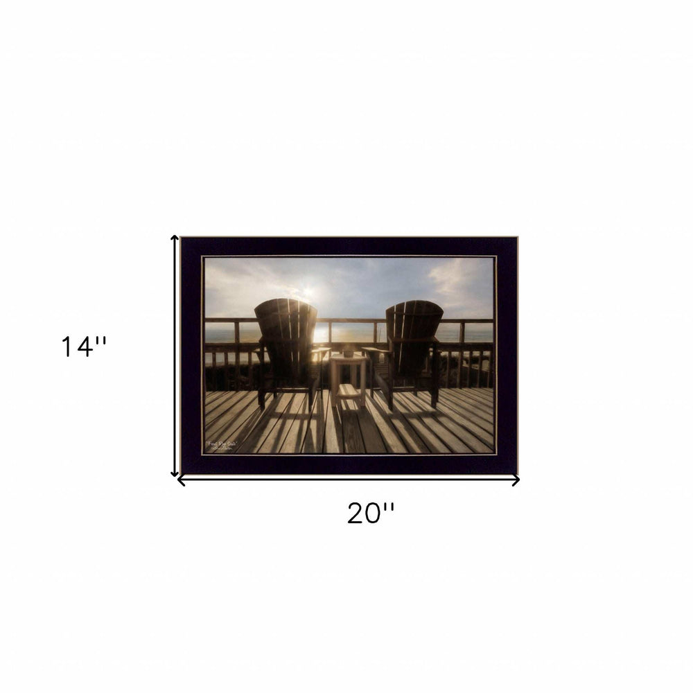 Front Row Seats 2 Black Framed Print Wall Art - Homeroots - Flyclothing LLC