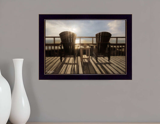 Front Row Seats 2 Black Framed Print Wall Art - Homeroots - Flyclothing LLC