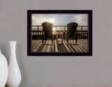 Front Row Seats 2 Black Framed Print Wall Art - Homeroots - Flyclothing LLC