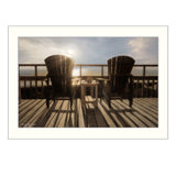Front Row Seats 3 White Framed Print Wall Art - Homeroots - Flyclothing LLC