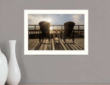 Front Row Seats 3 White Framed Print Wall Art - Homeroots - Flyclothing LLC