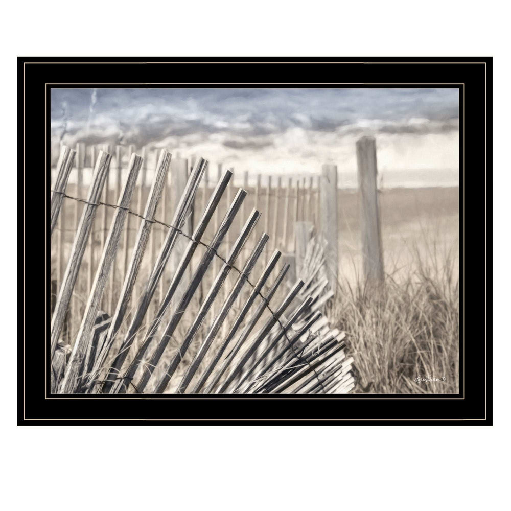 On The Coastline 2 Black Framed Print Wall Art - Homeroots - Flyclothing LLC