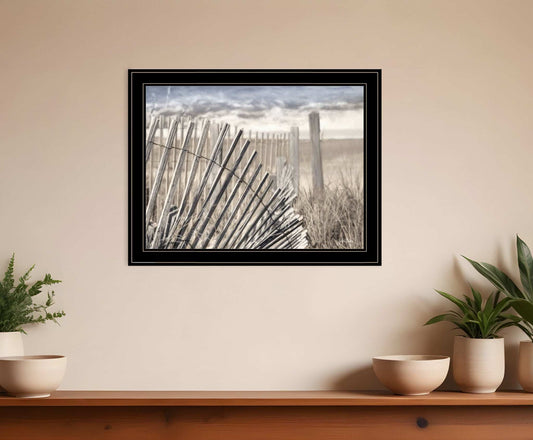 On The Coastline 2 Black Framed Print Wall Art - Homeroots - Flyclothing LLC