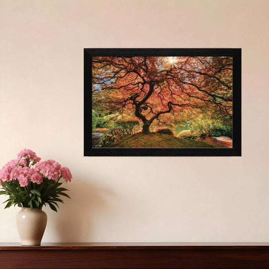 First Colors of Fall Black Framed Print Wall Art - Homeroots - Flyclothing LLC