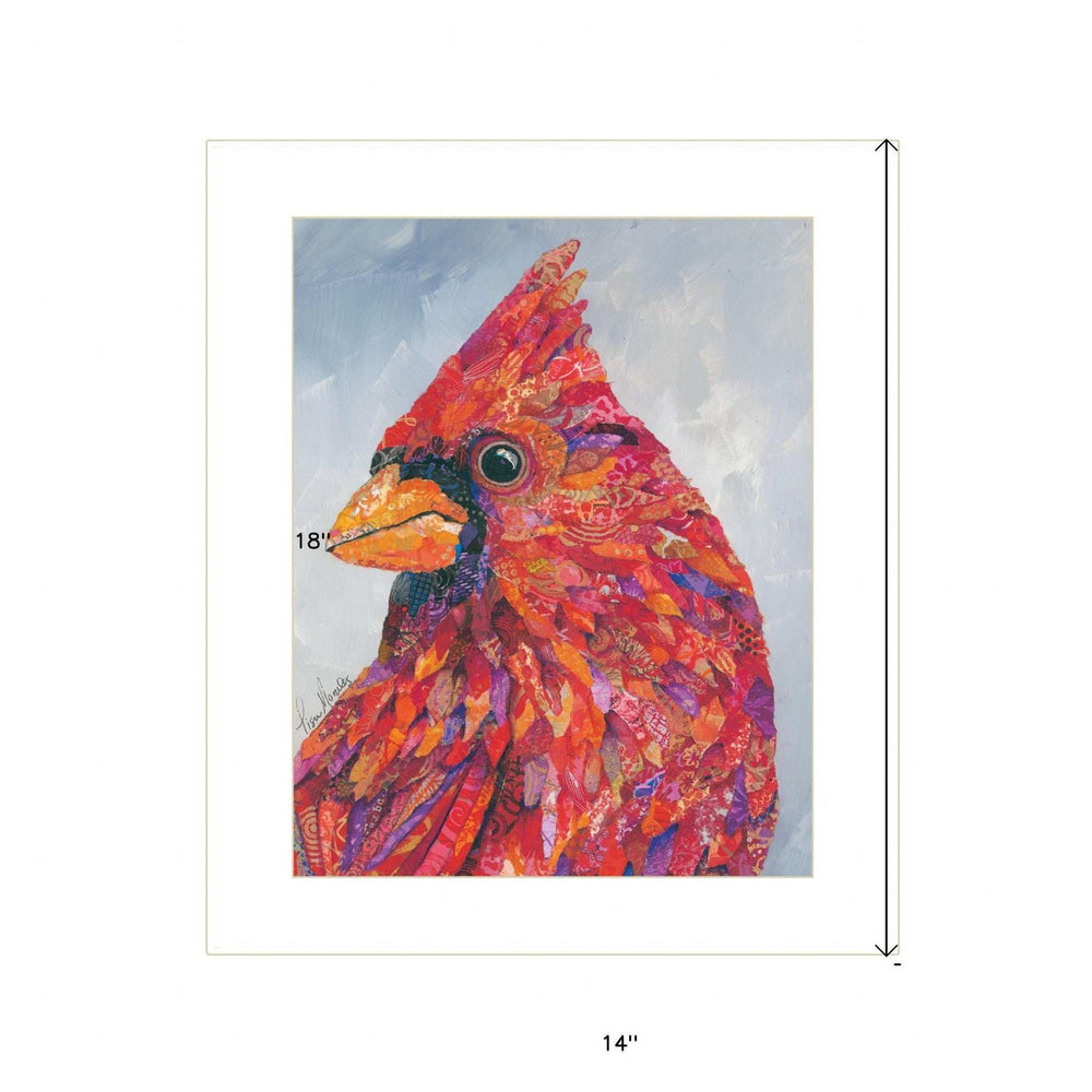 The Messenger 2 White Framed Print Wall Art - Homeroots - Flyclothing LLC