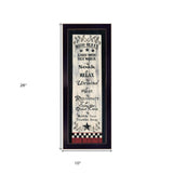 Bath Rules 6 Black Framed Print Bathroom Wall Art - Homeroots - Flyclothing LLC