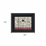 Bathroom 6 Black Framed Print Bathroom Wall Art - Homeroots - Flyclothing LLC