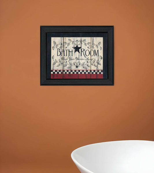 Bathroom 6 Black Framed Print Bathroom Wall Art - Homeroots - Flyclothing LLC