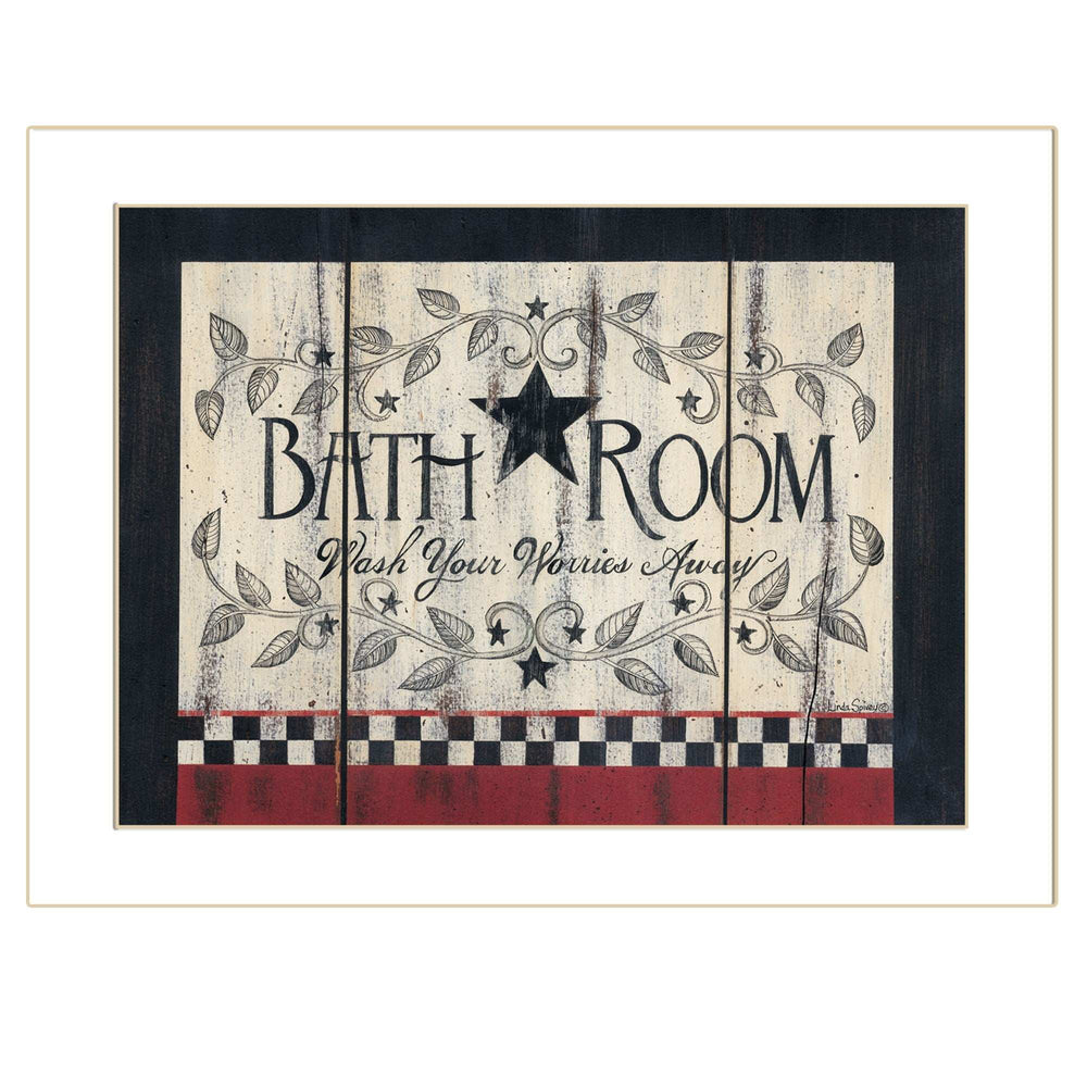 Bathroom 7 White Framed Print Bathroom Wall Art - Homeroots - Flyclothing LLC