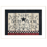 Bathroom 1 White Framed Print Bathroom Wall Art - Homeroots - Flyclothing LLC