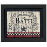Hot Bath 10 Black Framed Print Bathroom Wall Art - Homeroots - Flyclothing LLC