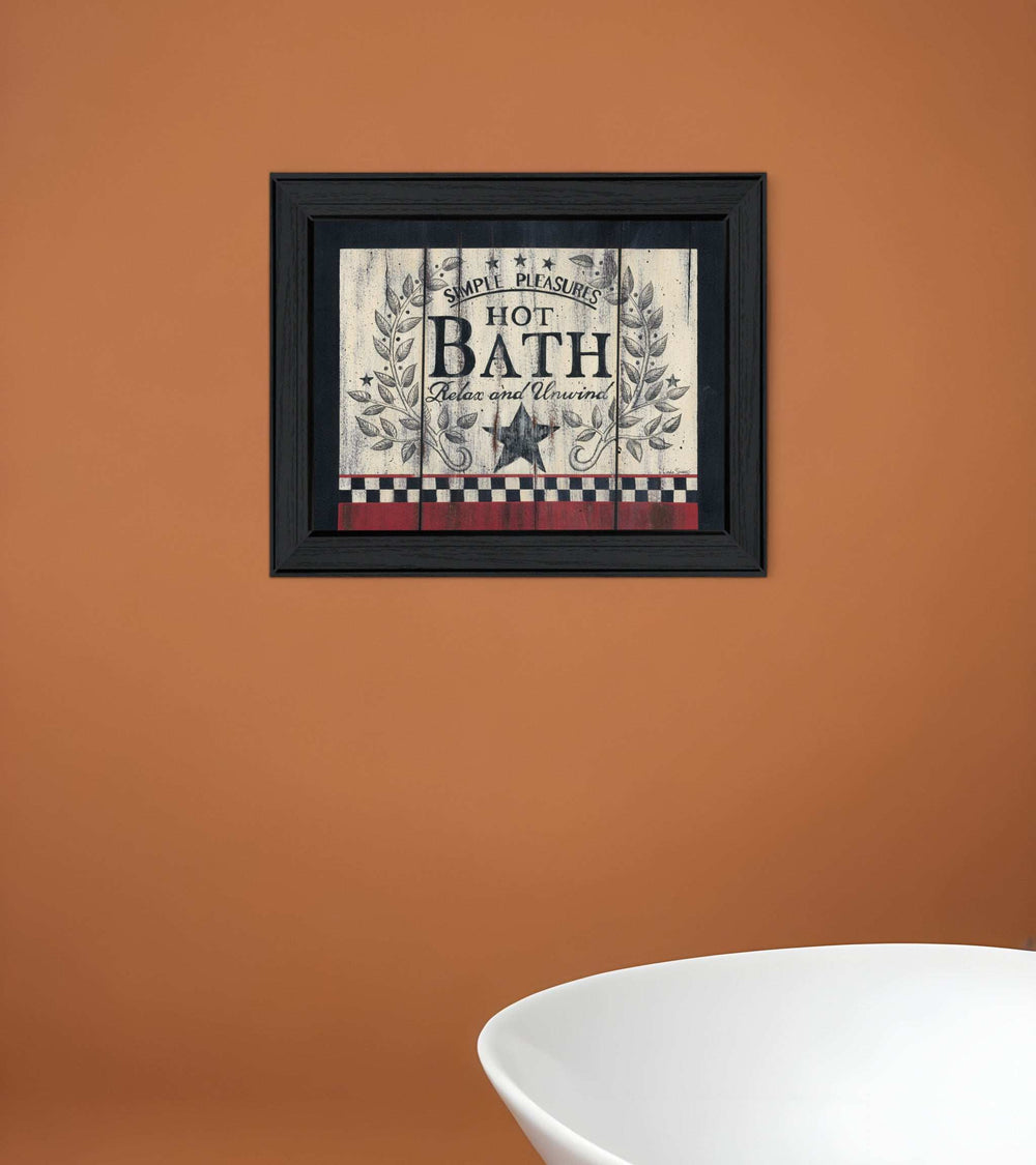Hot Bath 10 Black Framed Print Bathroom Wall Art - Homeroots - Flyclothing LLC