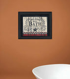 Hot Bath 10 Black Framed Print Bathroom Wall Art - Homeroots - Flyclothing LLC
