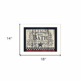 Hot Bath 11 White Framed Print Bathroom Wall Art - Homeroots - Flyclothing LLC
