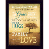 We Do 1 Black Framed Print Wall Art - Homeroots - Flyclothing LLC