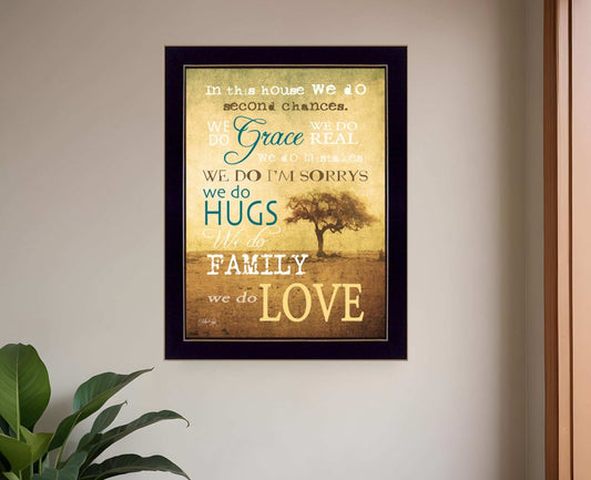 We Do 1 Black Framed Print Wall Art - Homeroots - Flyclothing LLC