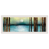 Love You to the Moon and Back 3 White Framed Print Wall Art - Homeroots - Flyclothing LLC