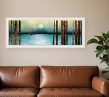 Love You to the Moon and Back 3 White Framed Print Wall Art - Homeroots - Flyclothing LLC