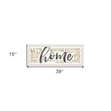 Home White Framed Print Wall Art - Homeroots - Flyclothing LLC