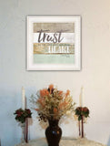 Trust in the Lord 1 White Framed Print Wall Art - Homeroots - Flyclothing LLC
