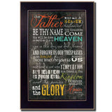 The Lords Prayer 1 Black Framed Print Wall Art - Homeroots - Flyclothing LLC