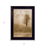 Its About Love 1 Black Framed Print Wall Art - Homeroots - Flyclothing LLC