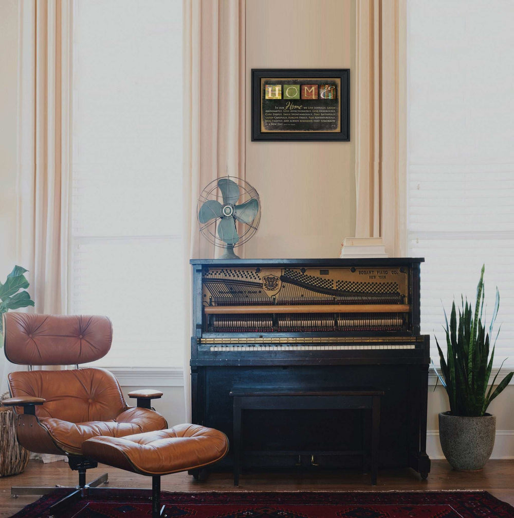 In Our Home 1 Black Framed Print Wall Art - Homeroots - Flyclothing LLC