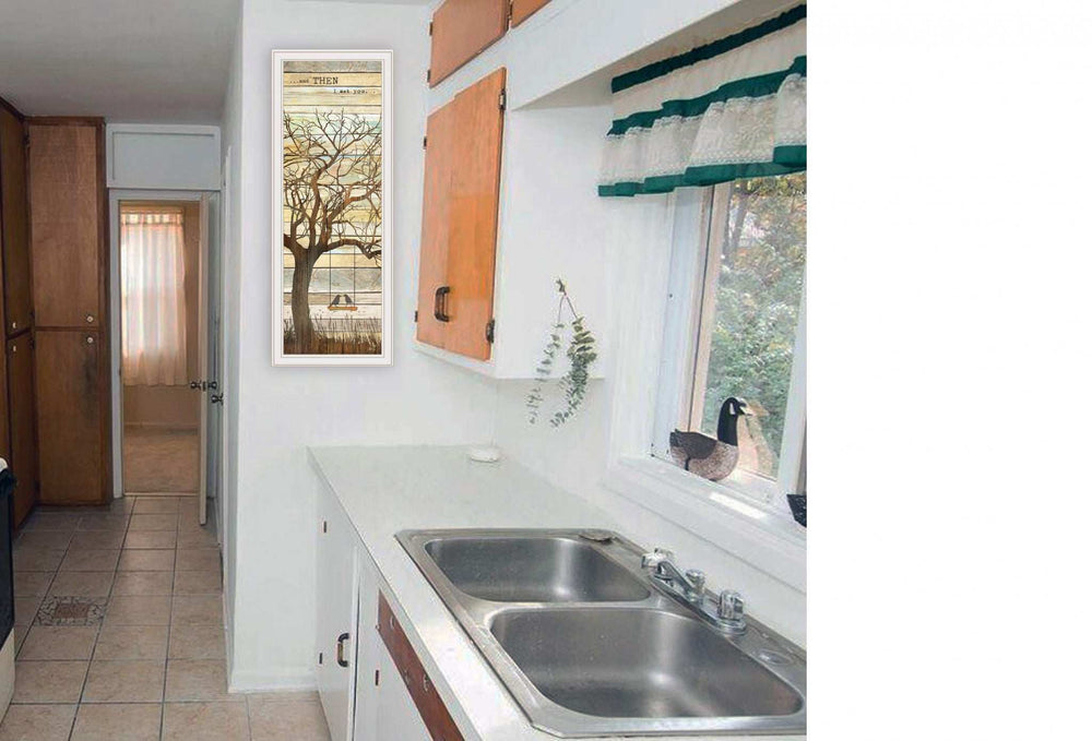 And then I met You 2 White Framed Print Wall Art - Homeroots - Flyclothing LLC