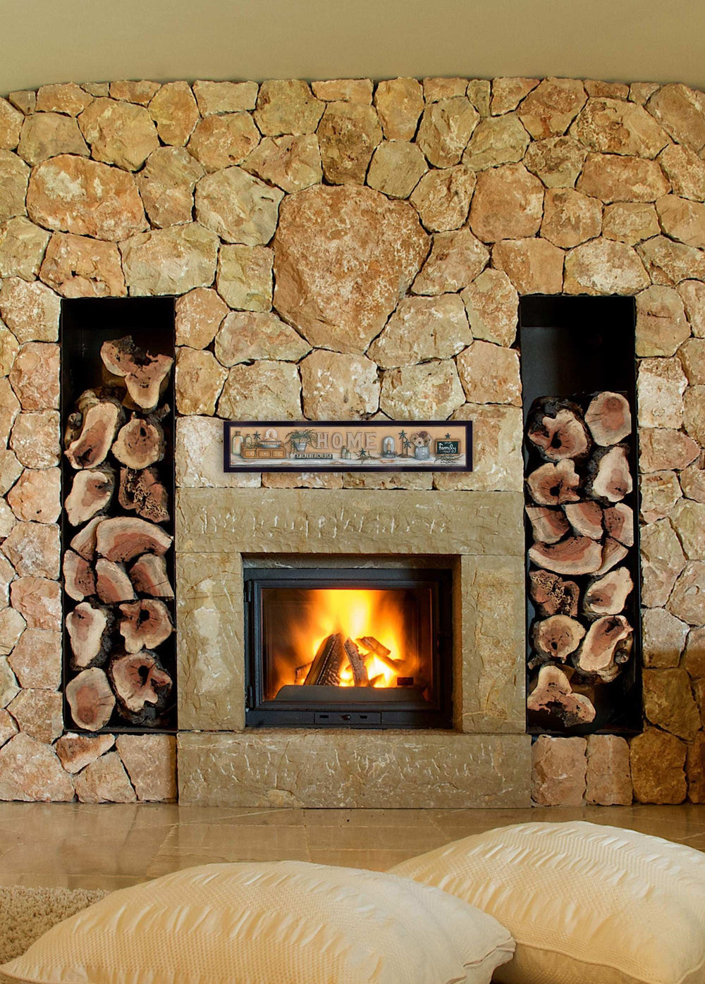 Where Family and Friends Gather Black Framed Print Wall Art - Homeroots - Flyclothing LLC