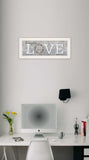 Love Do Everything in Love 2 White Framed Print Wall Art - Homeroots - Flyclothing LLC