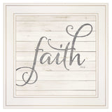 Simple Words Faith 1 White Framed Print Wall Art - Homeroots - Flyclothing LLC