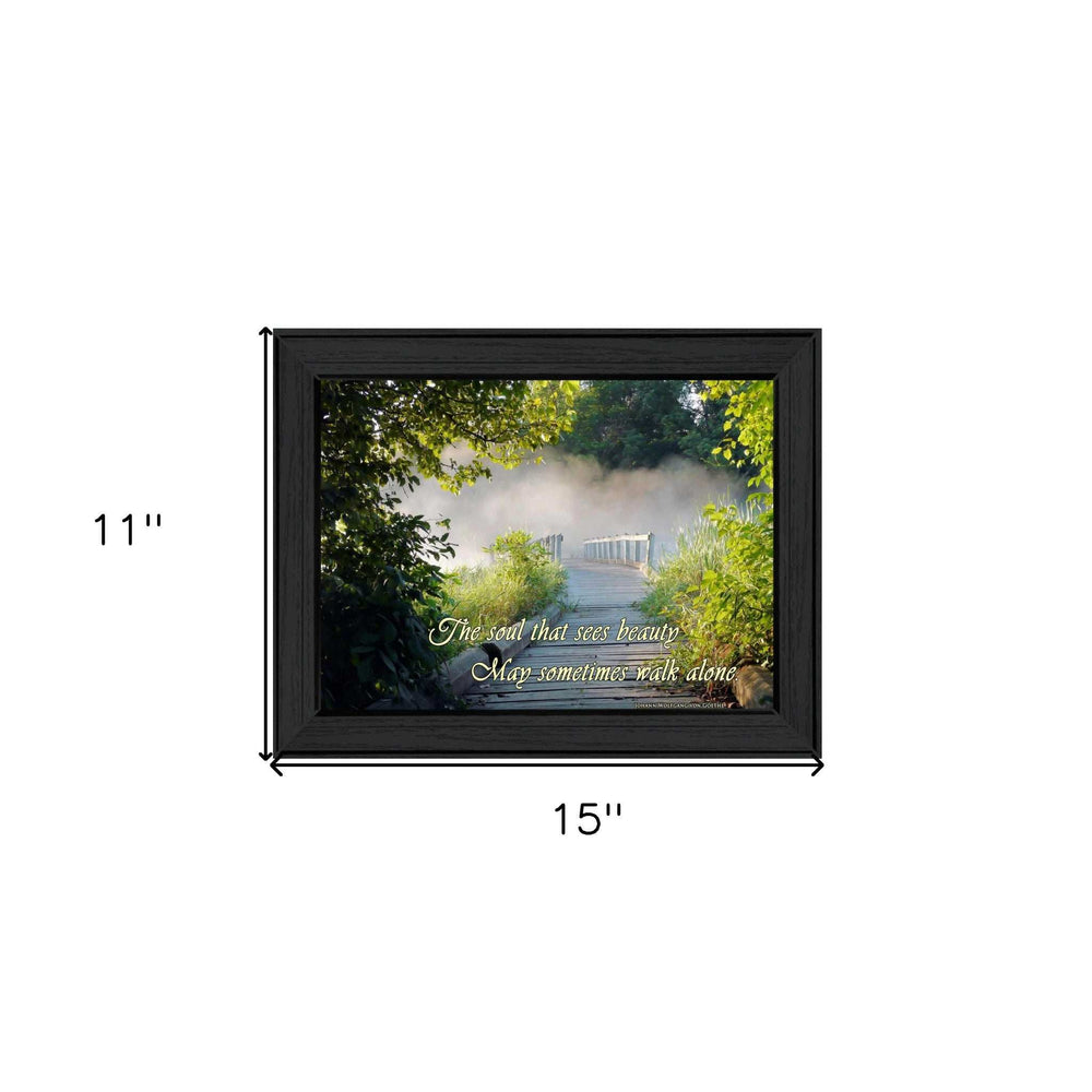 Beauty 1 Black Framed Print Wall Art - Homeroots - Flyclothing LLC
