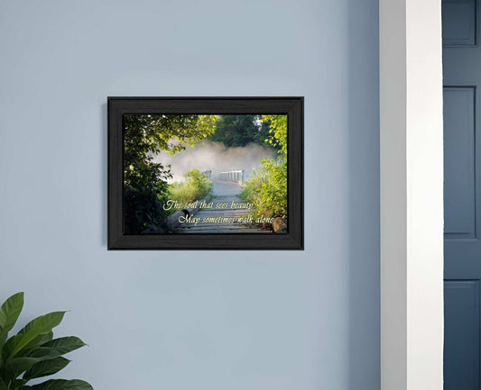 Beauty 1 Black Framed Print Wall Art - Homeroots - Flyclothing LLC