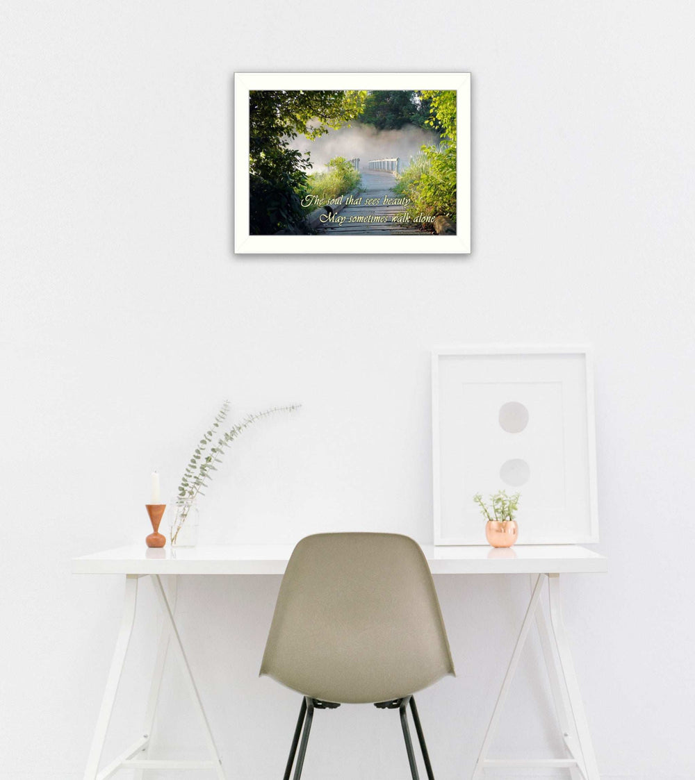 Beauty 2 White Framed Print Wall Art - Homeroots - Flyclothing LLC