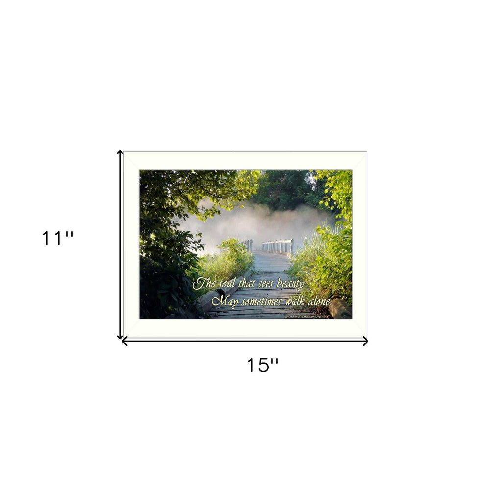 Beauty 2 White Framed Print Wall Art - Homeroots - Flyclothing LLC